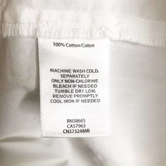 CASLON White Long Sleeve Shirt Dress - Picture 5 of 7